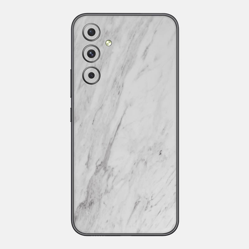 White Marble Glass Back