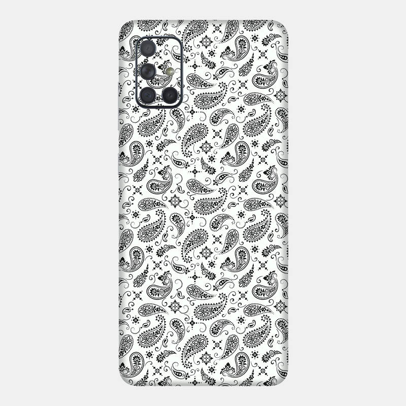 White Paisley Full Back