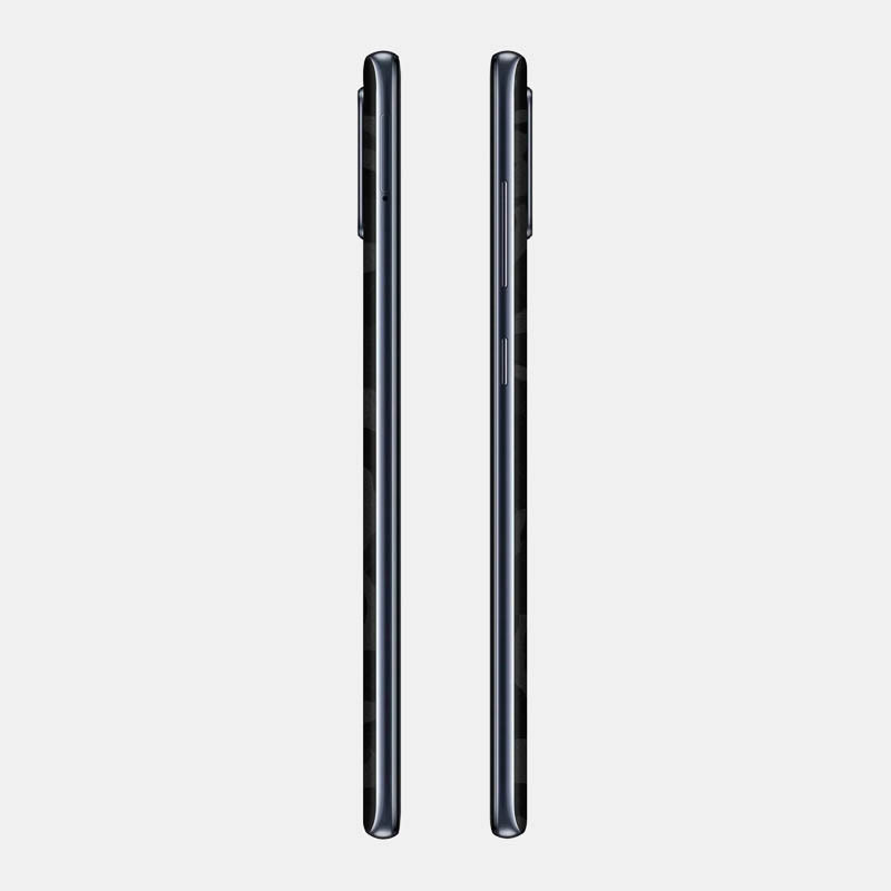 Black Camo Glass Back