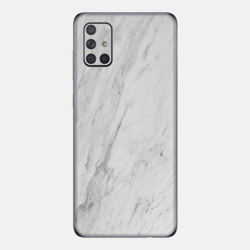 White Marble Glass Back