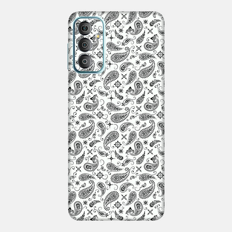 White Paisley Full Back