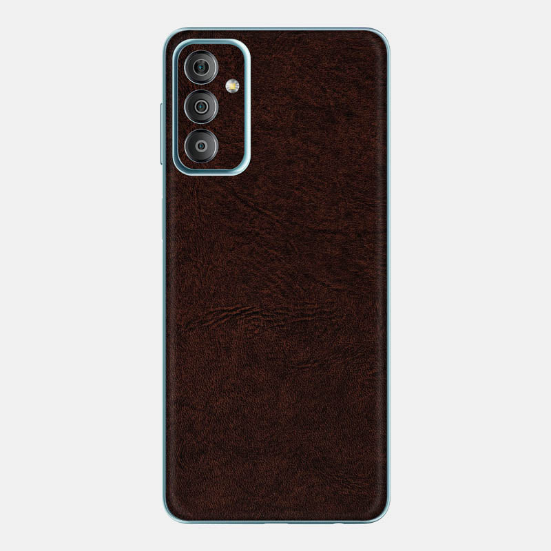 Brown Leather Glass Back