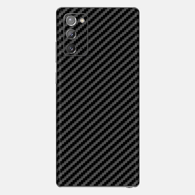 Carbon Fibre Black Glass Back