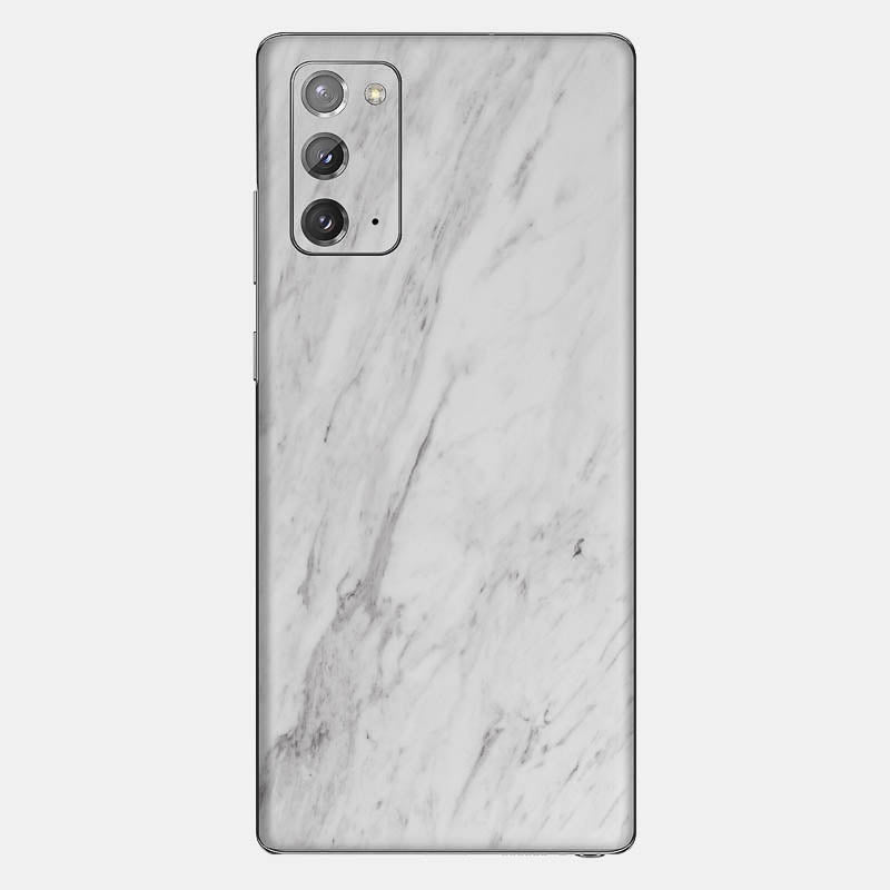 White Marble Glass Back