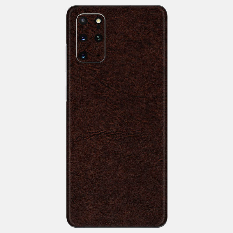 Brown Leather Glass Back