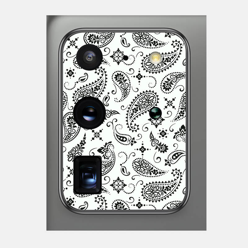 White Paisley Pack of 2