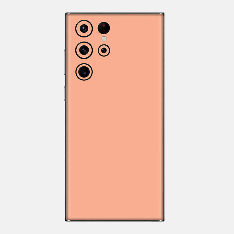 Peach Glass Back