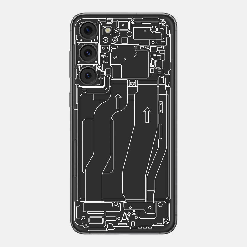 Teardown Black Glass Back