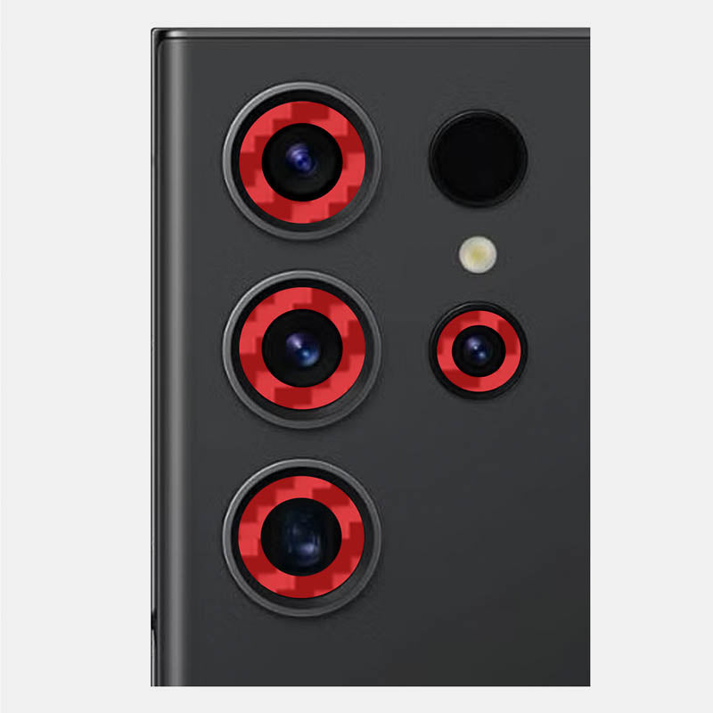 Carbon Fibre Red Pack of 2