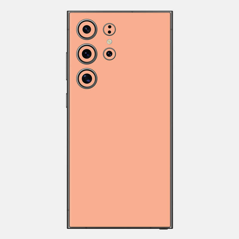 Peach Glass Back