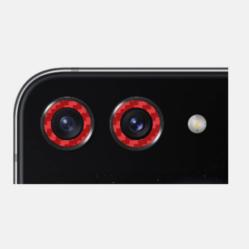 Carbon Fibre Red Pack of 2