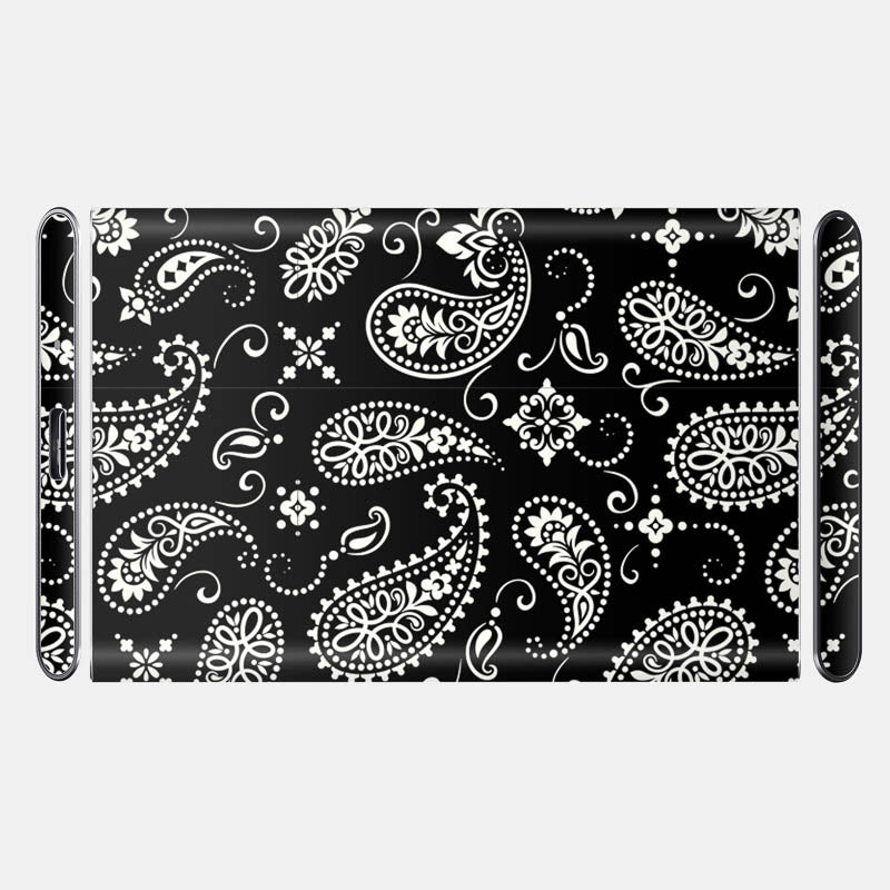 Full Body Black Paisley