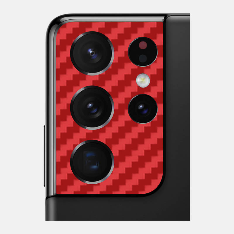 Carbon Fibre Red Pack of 2