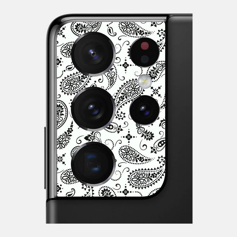 White Paisley Pack of 2