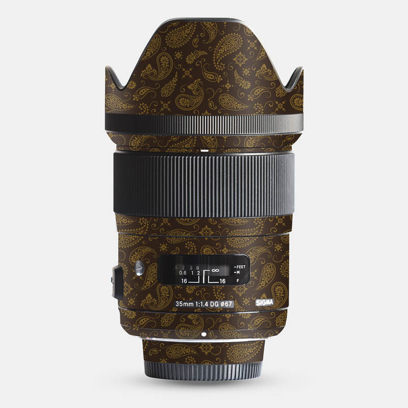 Brown Paisley Full Body