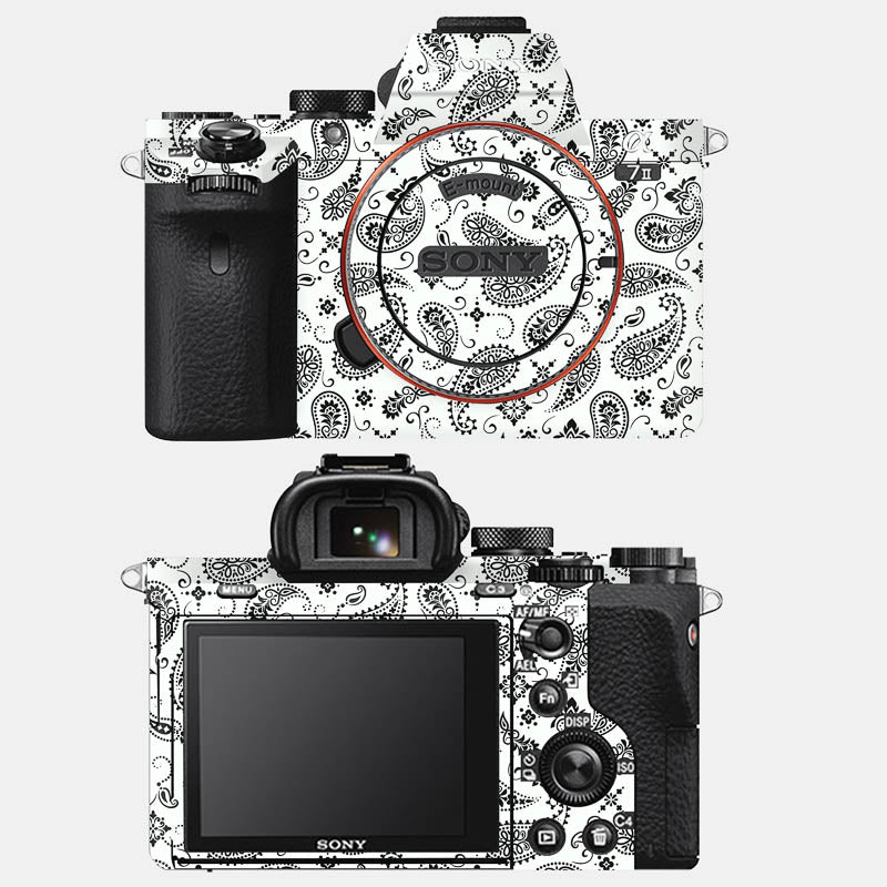White Paisley Full Body