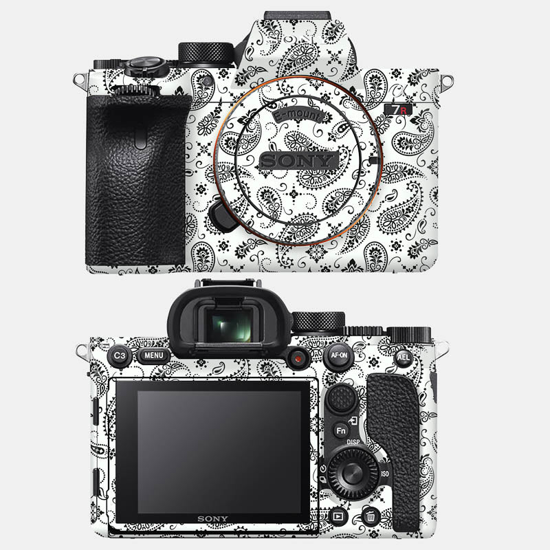 White Paisley Full Body