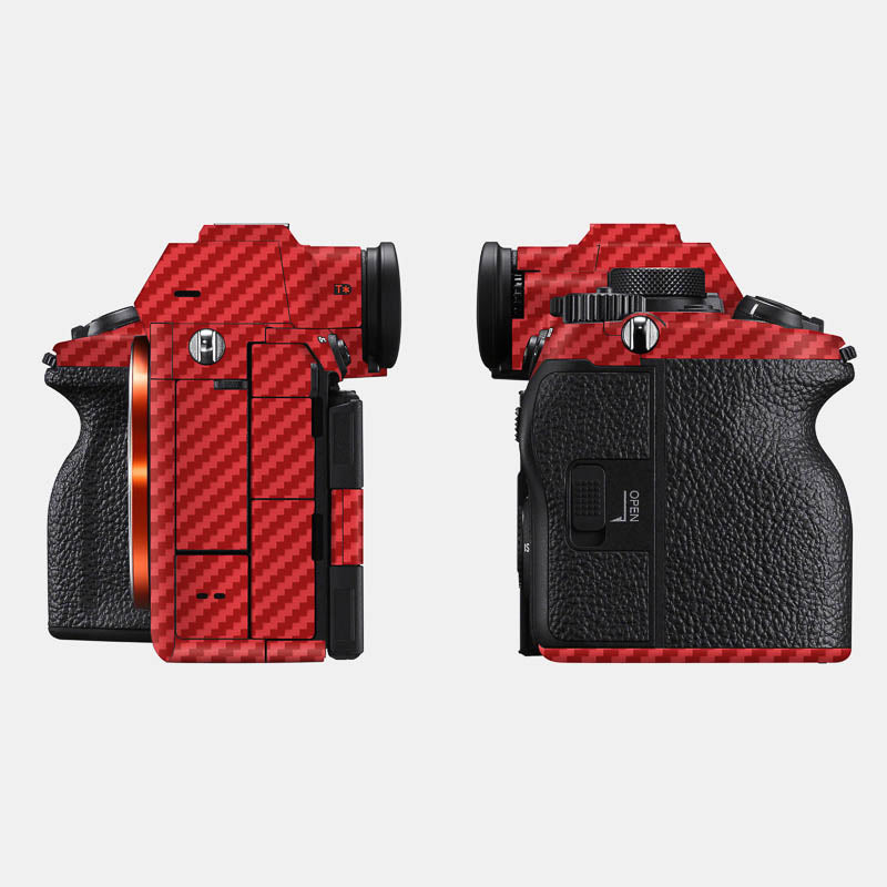 Carbon Fibre Red Full Body