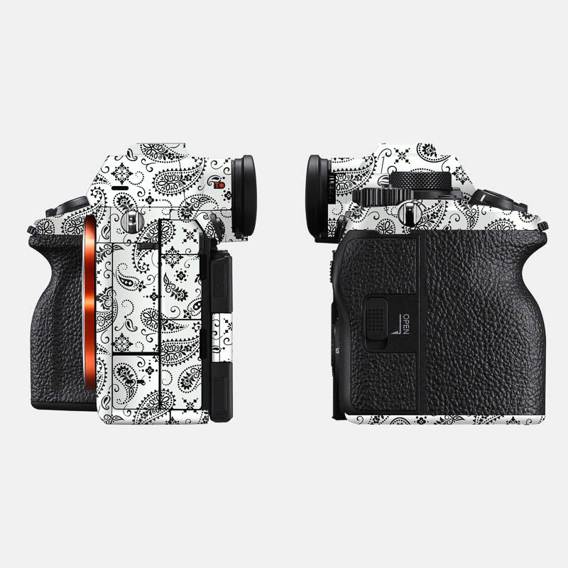 White Paisley Full Body