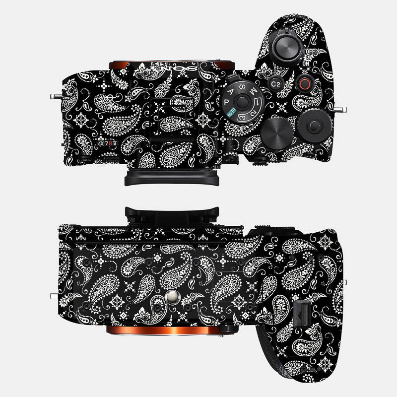 Black Paisley Full Body