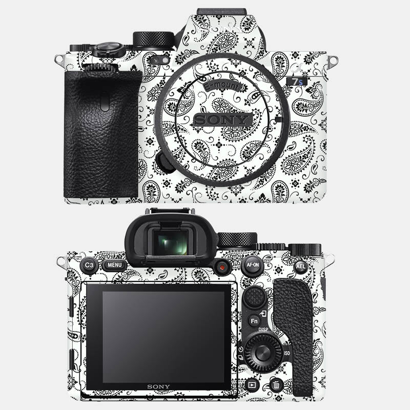 White Paisley Full Body