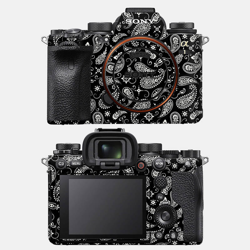 Black Paisley Full Body