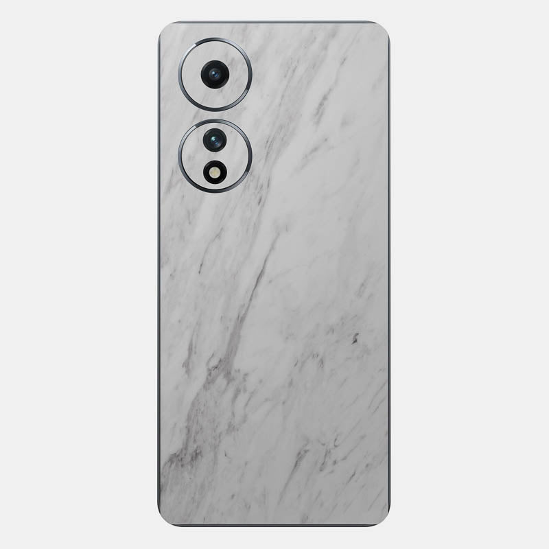 White Marble Glass Back