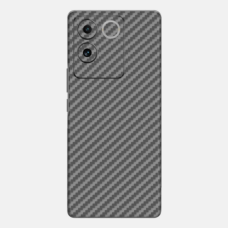 Carbon Fibre Grey Glass Back