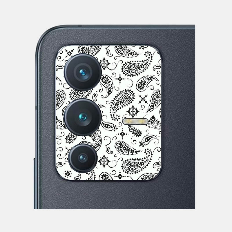 White Paisley Pack of 2