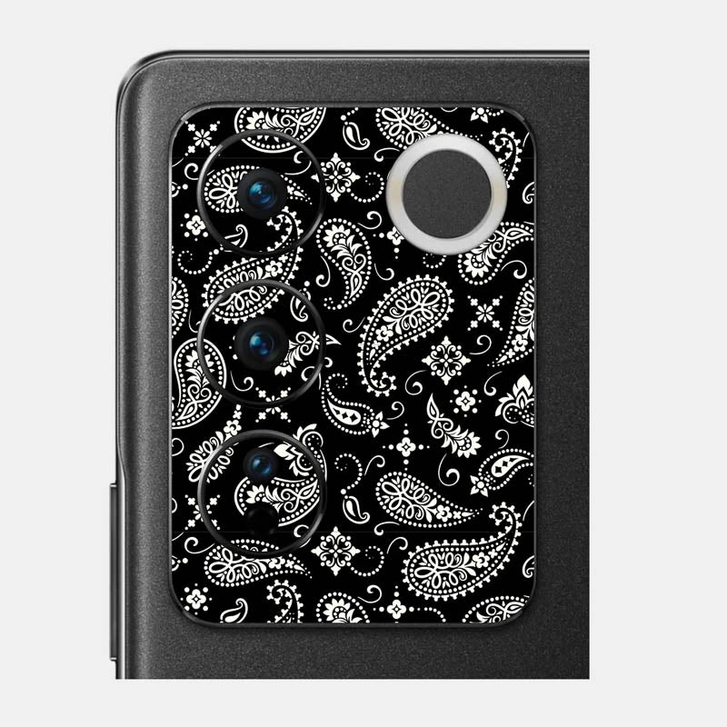 Black Paisley Pack of 2