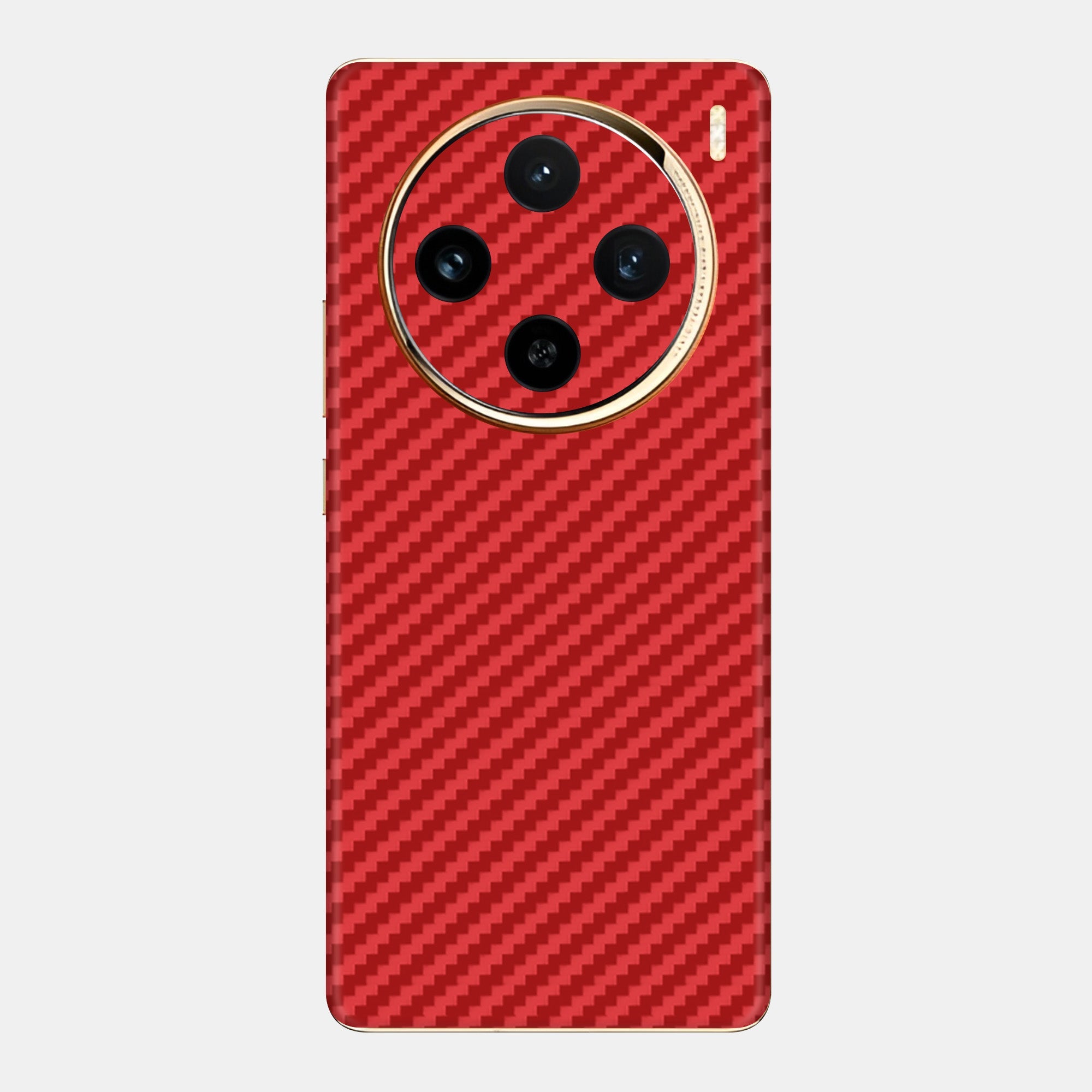 Carbon Fibre Red Glass Back