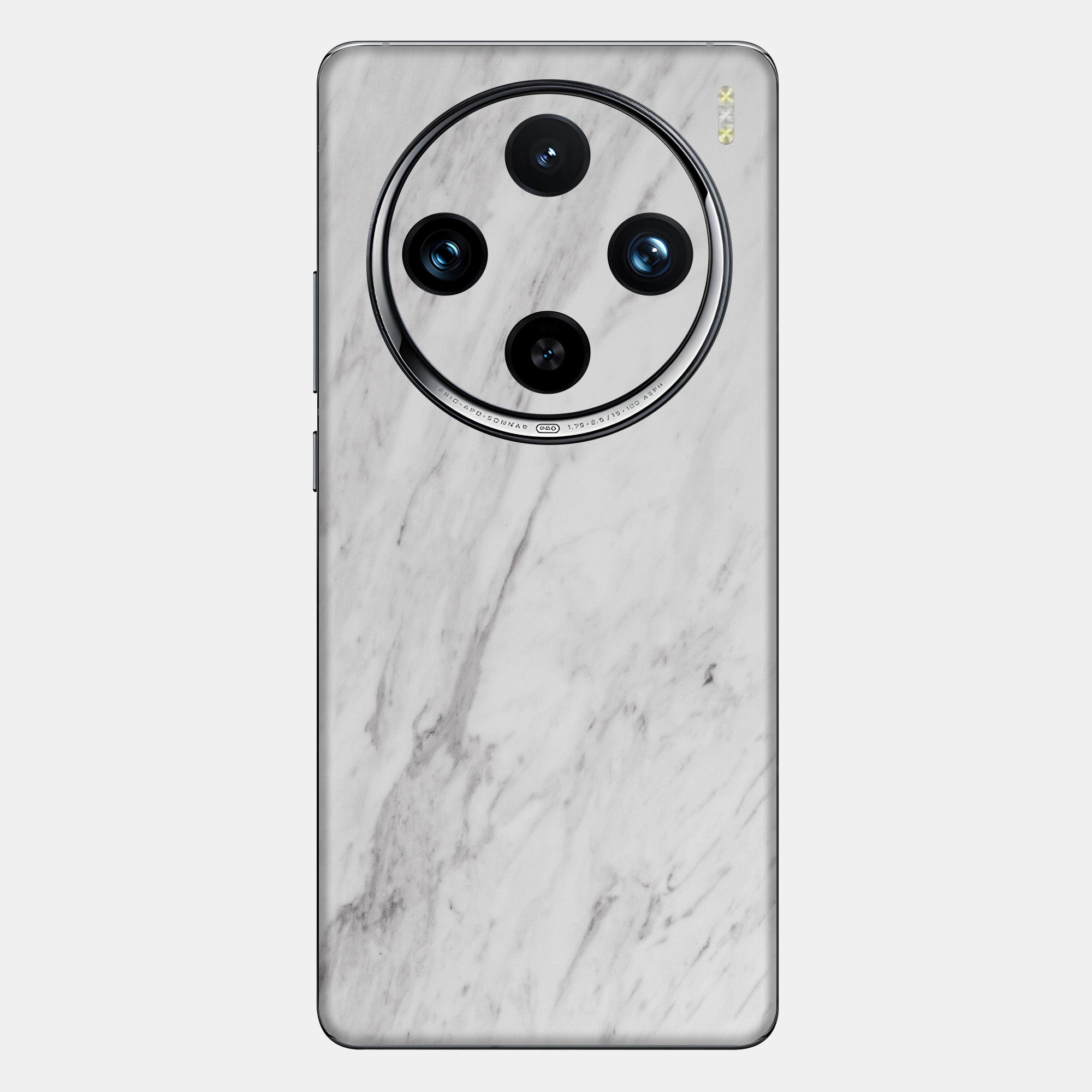White Marble Glass Back