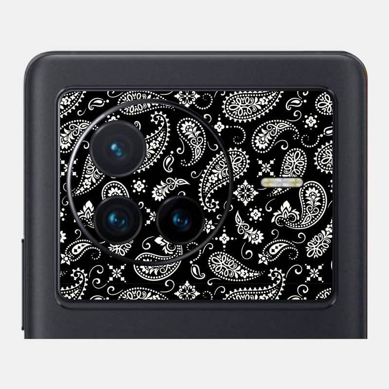 Black Paisley Pack of 2