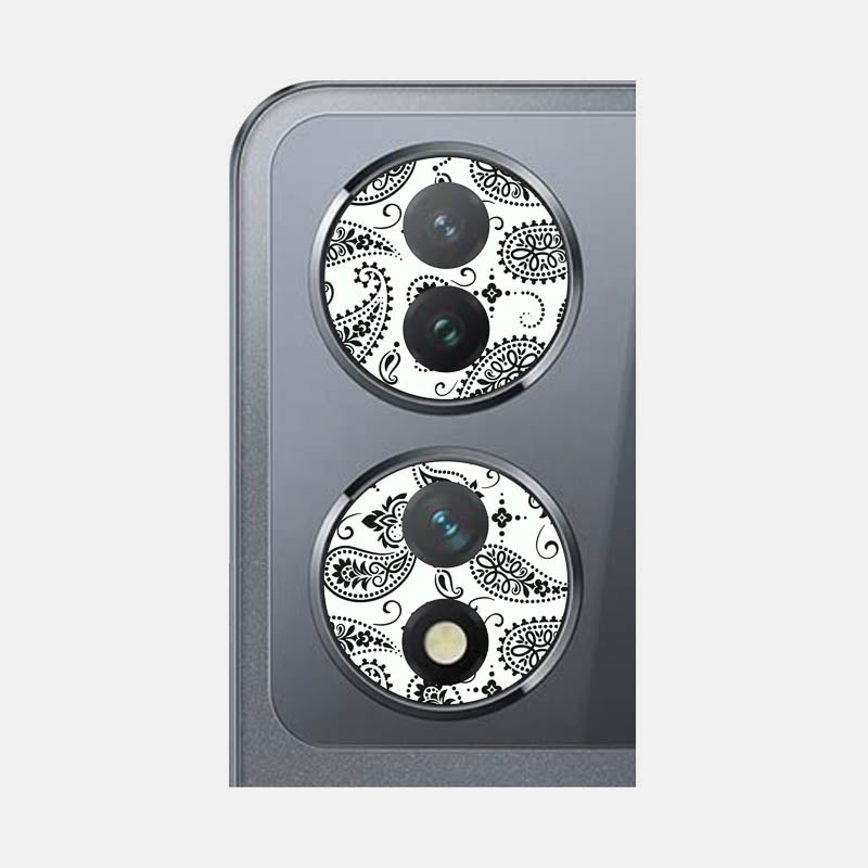 White Paisley Pack of 2