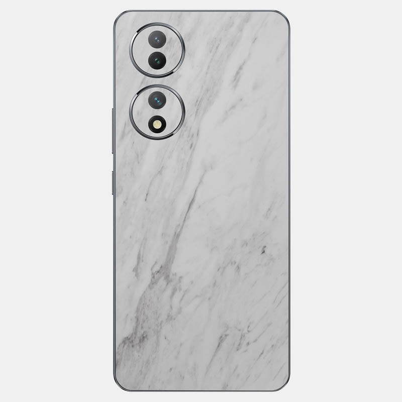 White Marble Glass Back