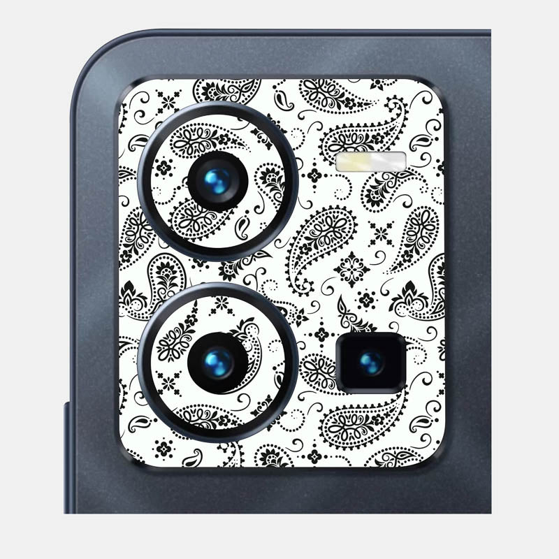 White Paisley Pack of 2