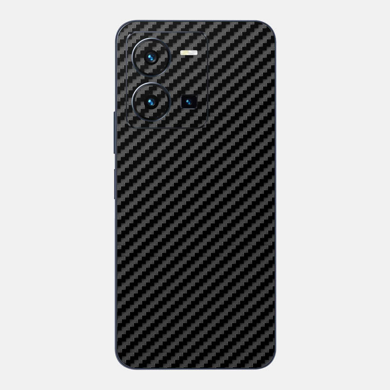 Carbon Fibre Black Glass Back