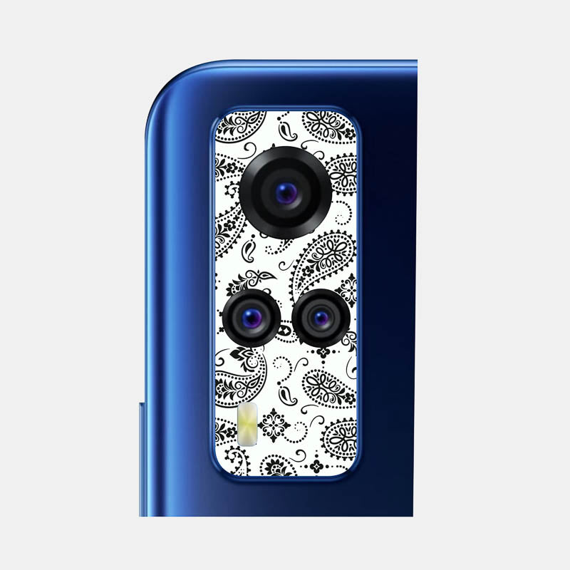 White Paisley Pack of 2