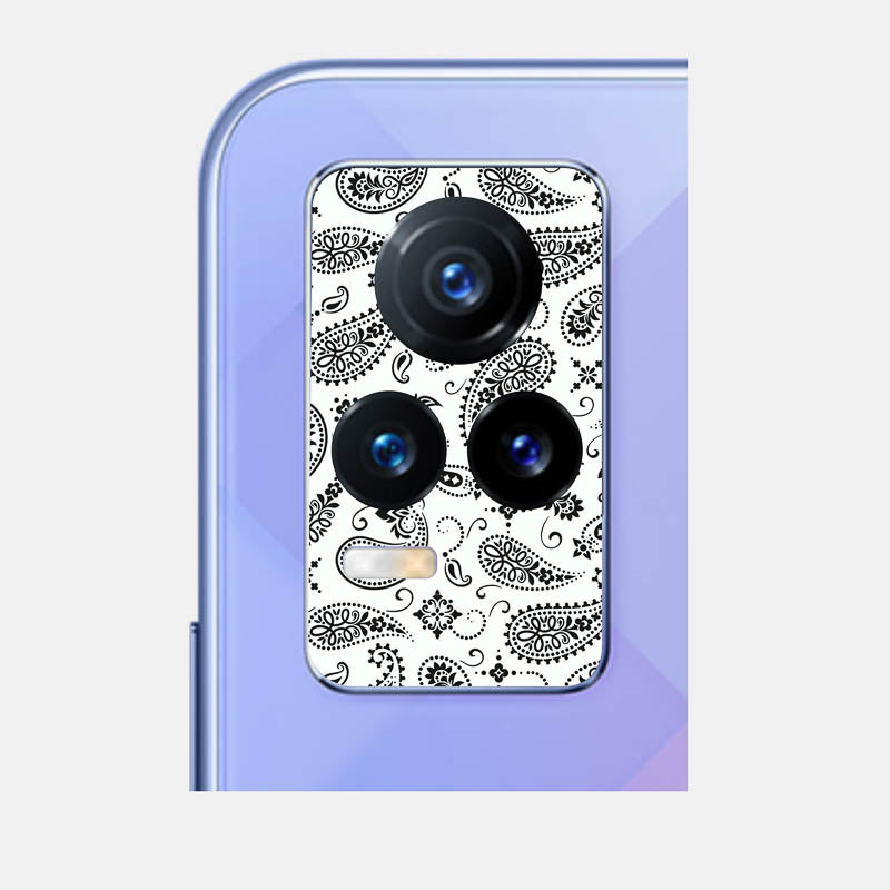 White Paisley Pack of 2