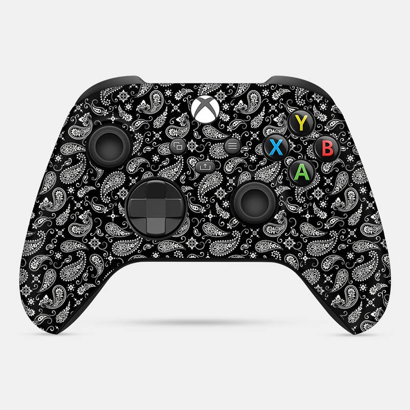 Black Paisley Full Body