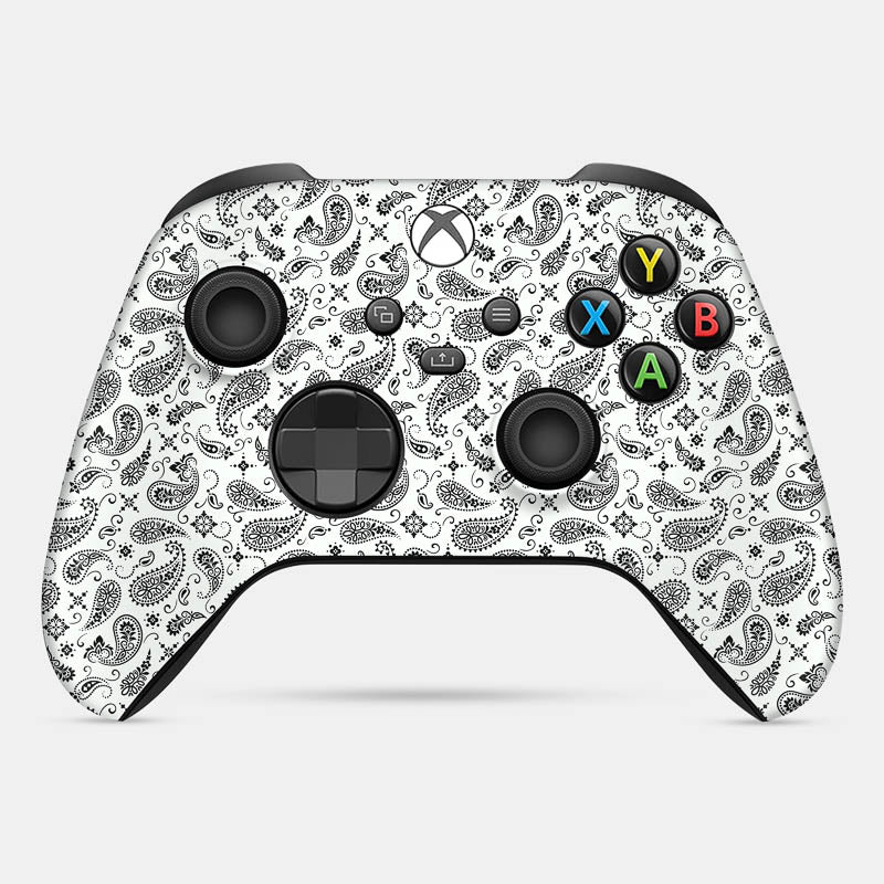White Paisley Full Body