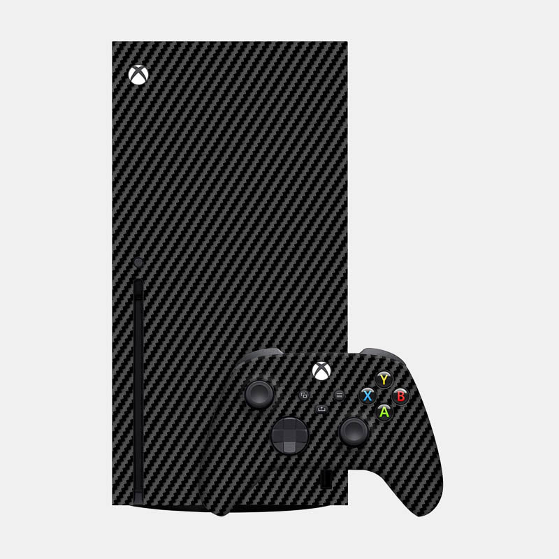 Carbon Fibre Black Glass Back