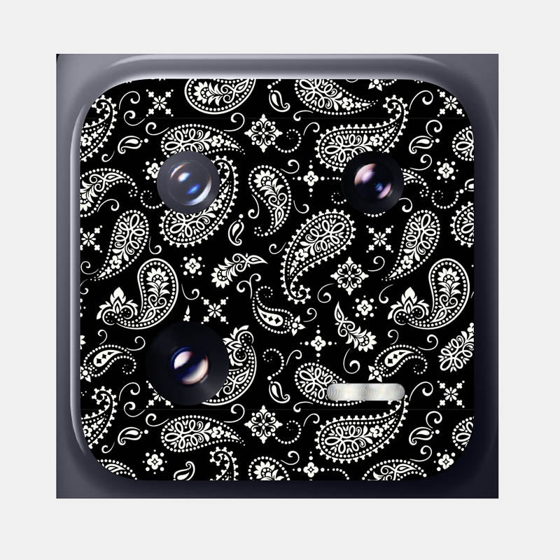 Black Paisley Pack of 2