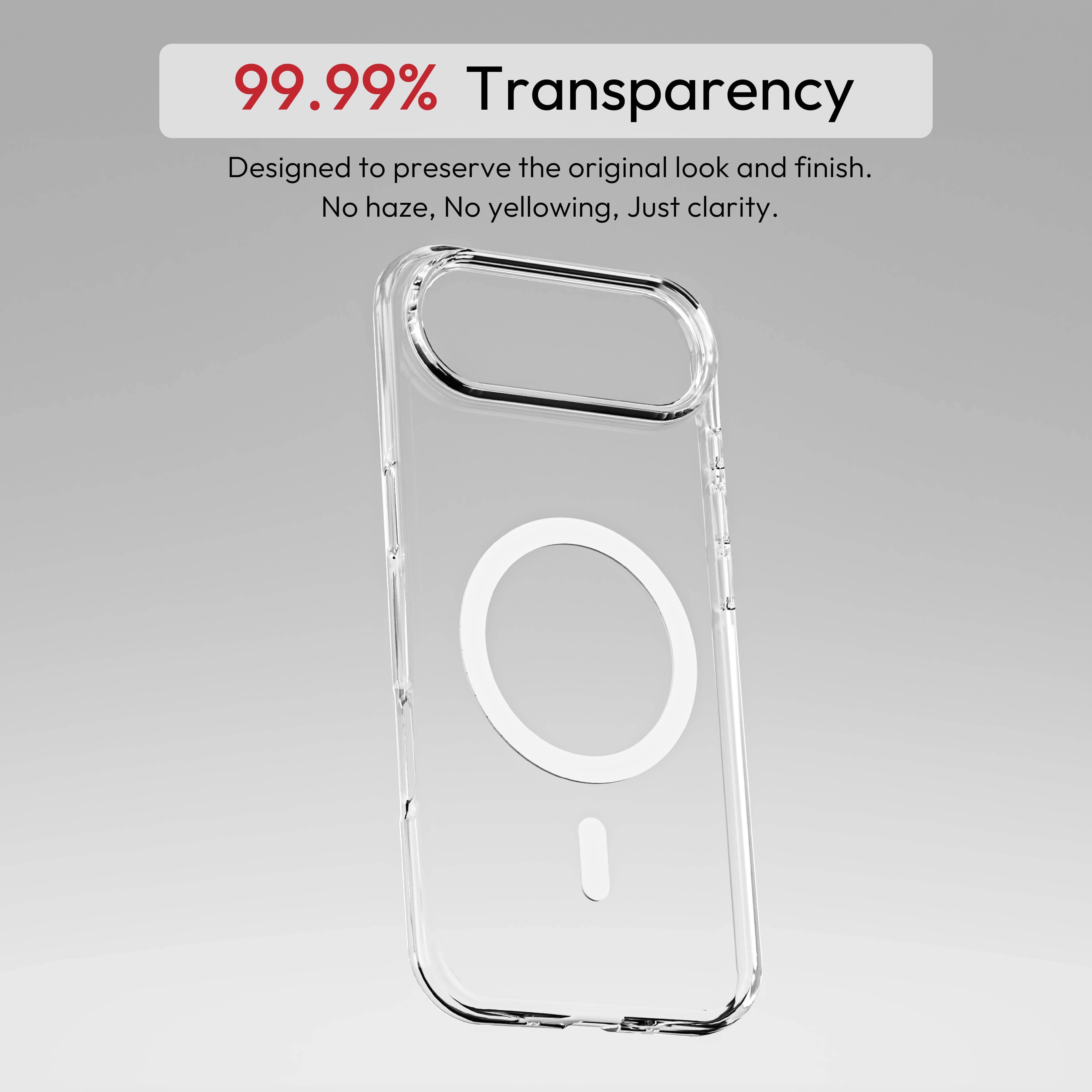 iPhone 17 Air Clear Armour Anti-Yellow MagSafe Case