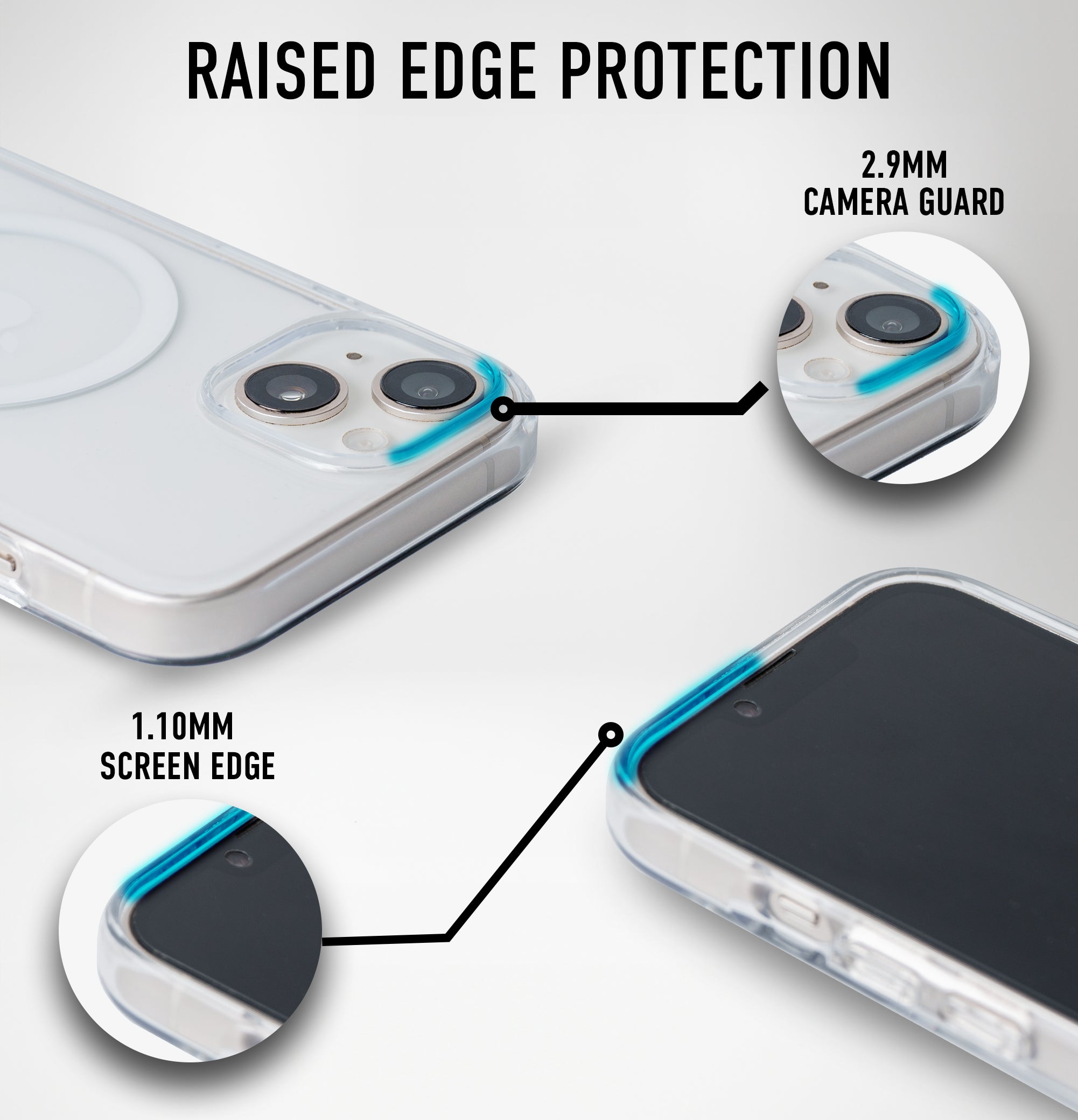 iPhone 16e Clear Armour Anti-Yellow MagSafe Case