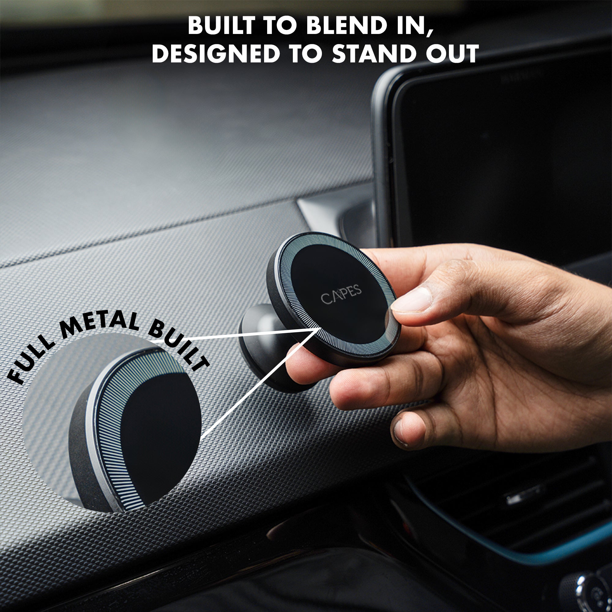 MagLock Car Mount for Dashboard