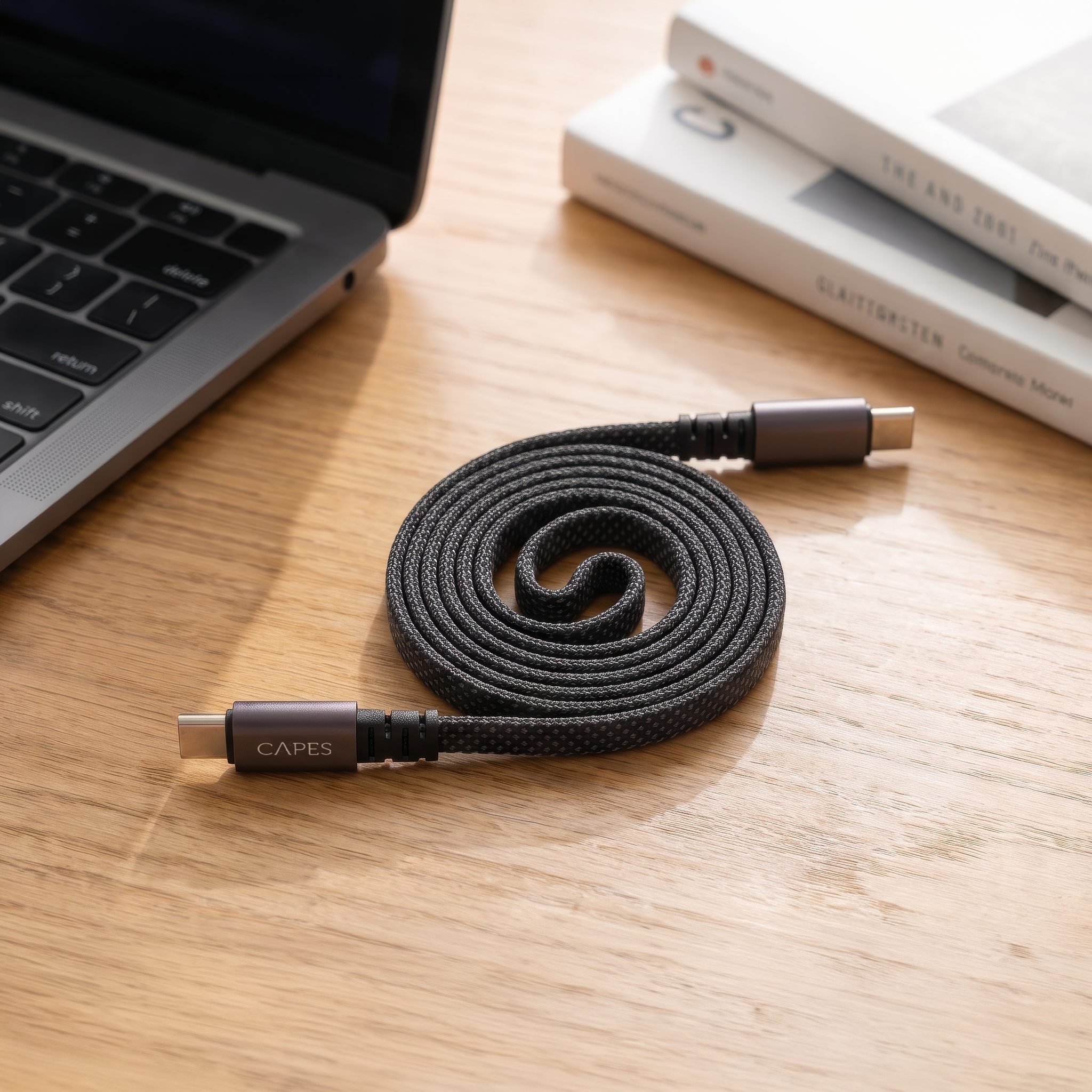 MagLock Type C to C Flat Magnetic 240W Fast Charging Cable [1M]