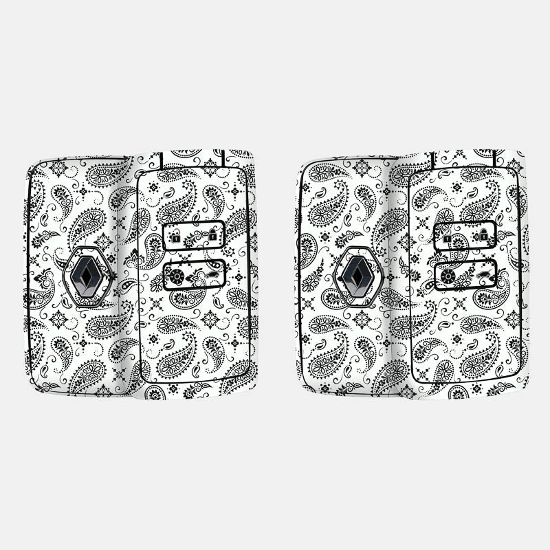 White Paisley Key-1 + Key-2