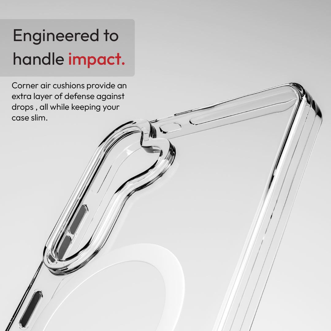 Samsung Galaxy S26 Plus Transparent Clear Armour Anti-Yellow MagSafe Case