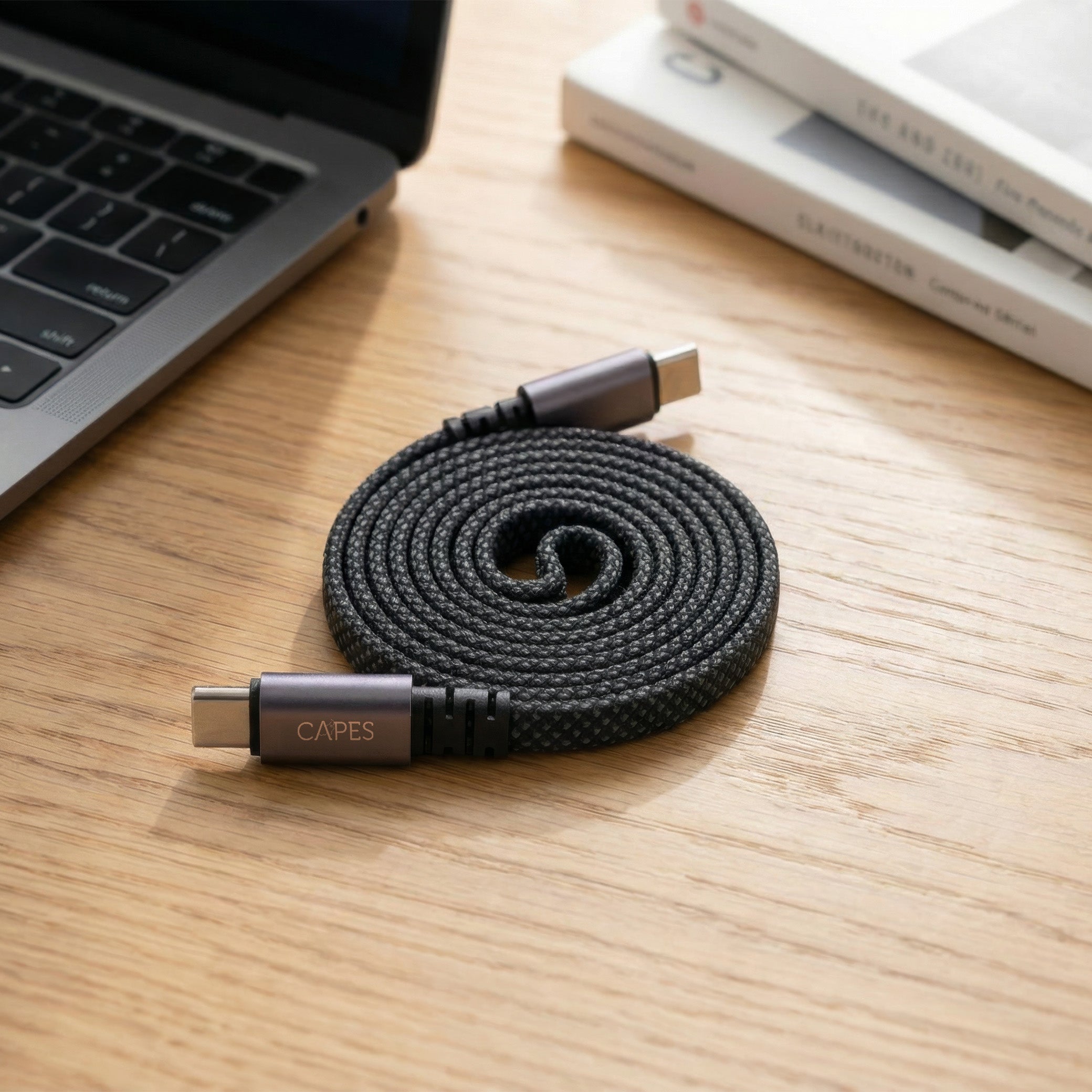 MagLock Type C to C Flat Magnetic 240W Fast Charging Cable [1M]